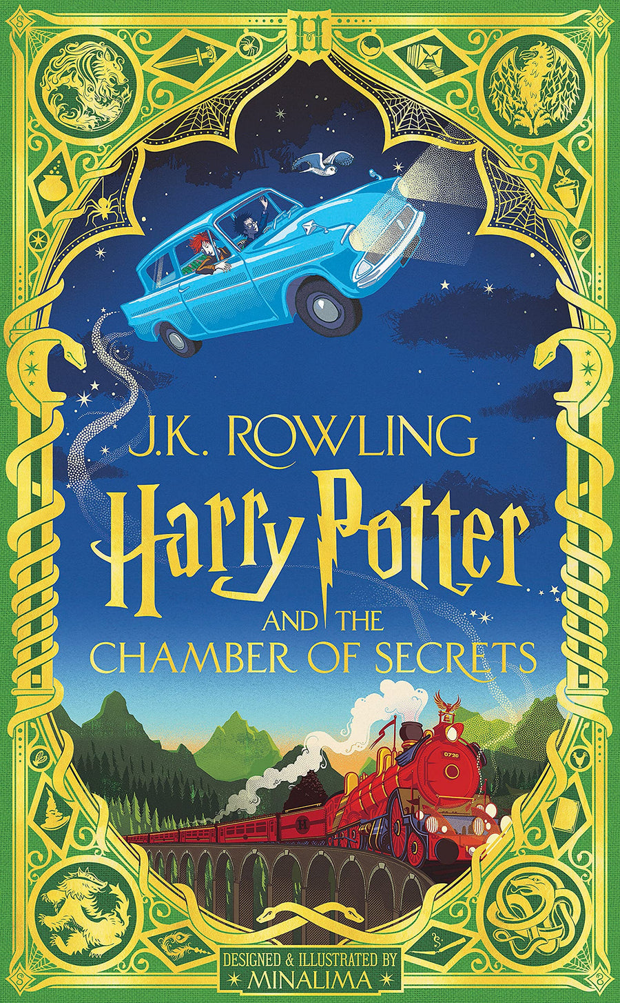 Harry Potter and the Chamber of Secrets (Harry Potter, Book 2) (Minalima Edition) (Interactive Illustrated Edition): Volume 2 -- J. K. Rowling, Hardcover