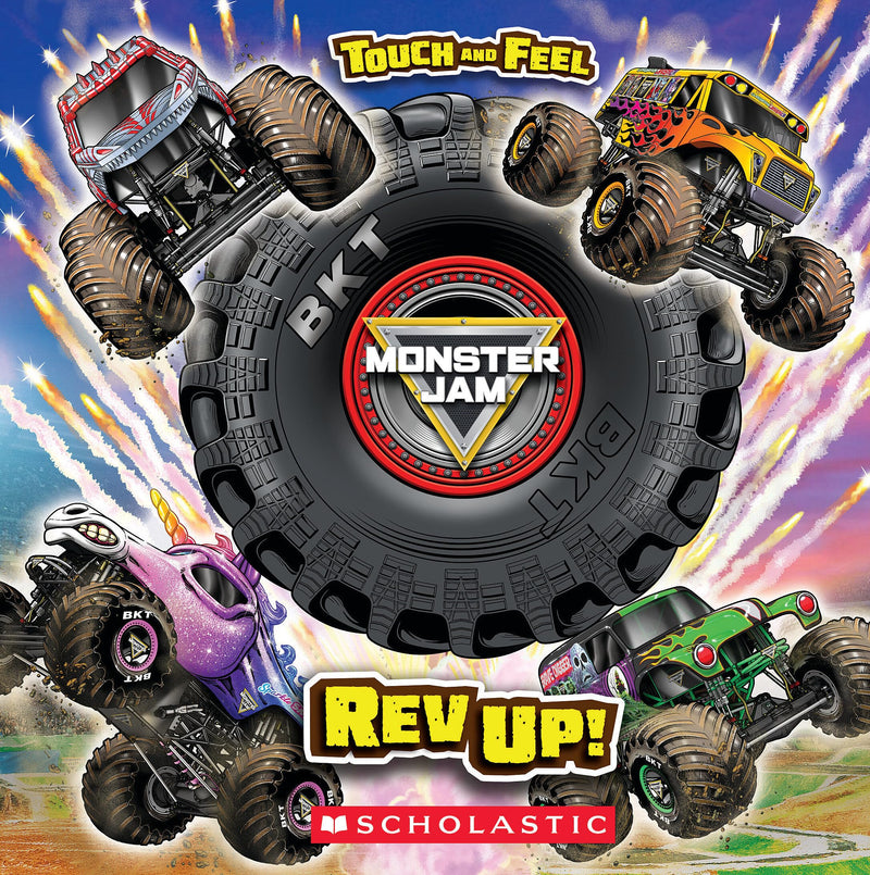 Monster Jam: REV Up! a Touch-And-Feel Book by Wieczorek, Lori