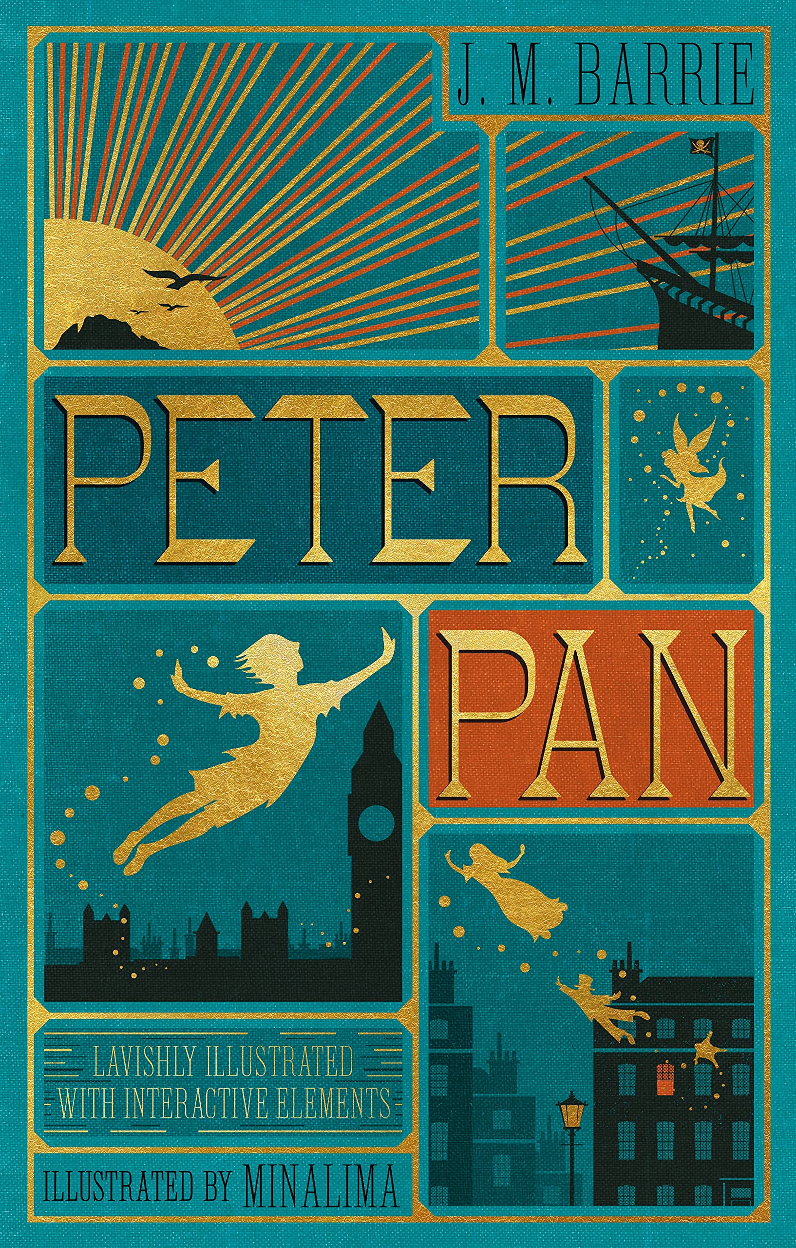 Peter Pan (Minalima Edition) (Lllustrated with Interactive Elements) by Barrie, James Matthew