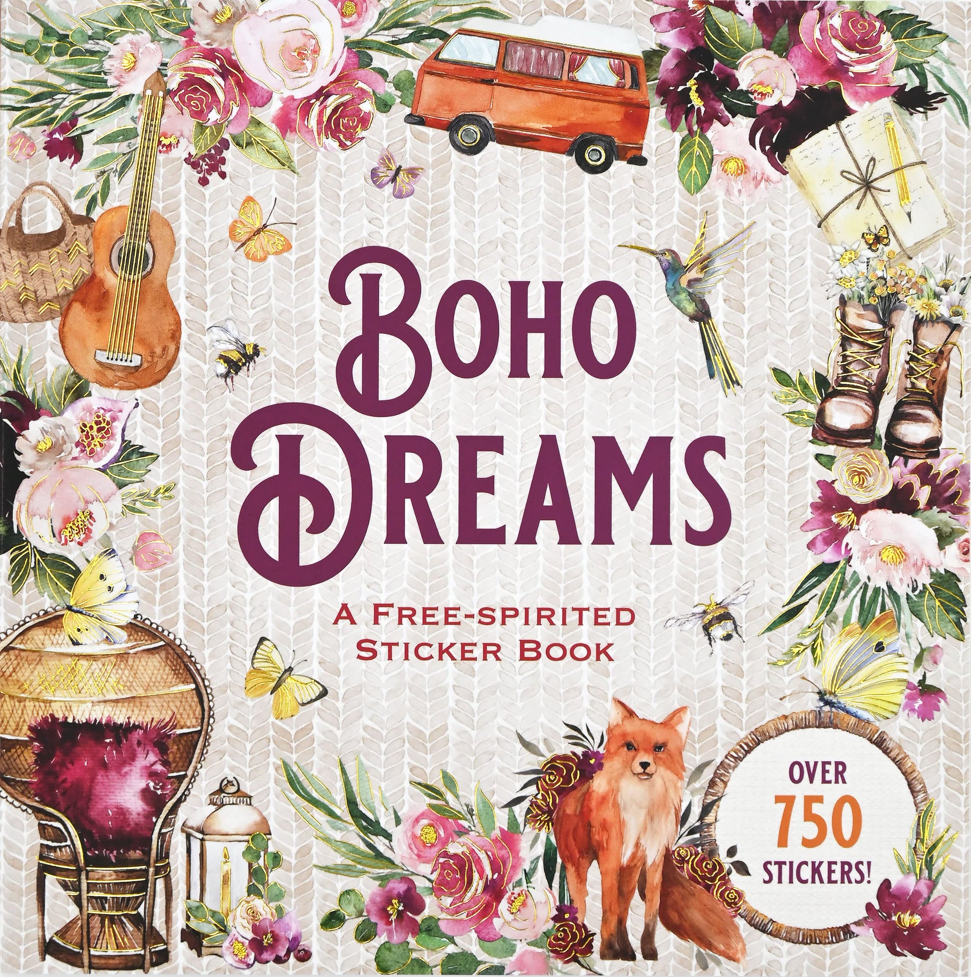 Boho Dreams Sticker Book: A Free-Spirited Sticker Book by Peter Pauper Press