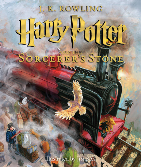 Harry Potter and the Sorcerer's Stone: The Illustrated Edition (Harry Potter, Book 1): Volume 1 -- J. K. Rowling, Hardcover