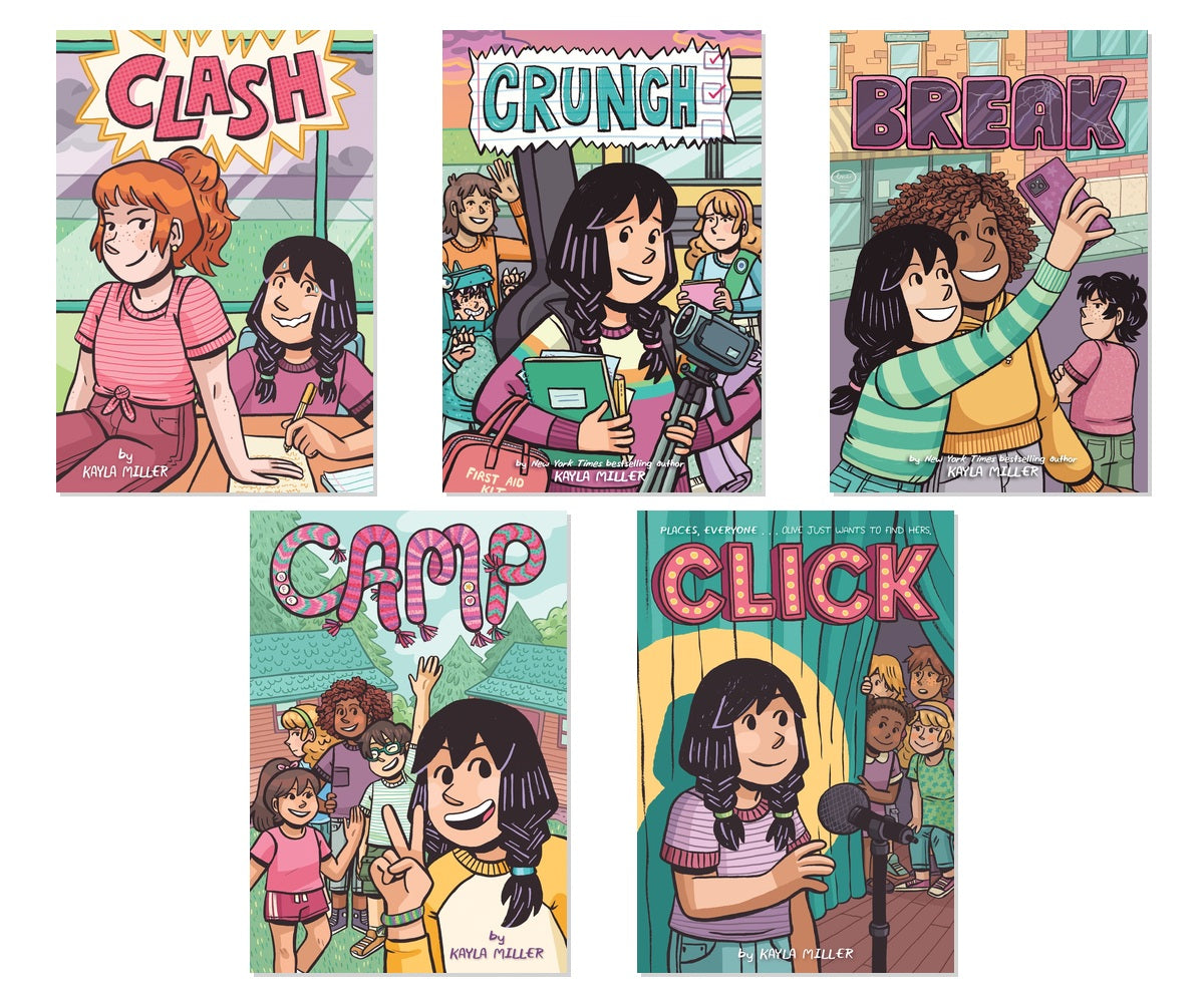 A Click Graphic Novel 5-Book Complete Bundle Set by Kayla Miller