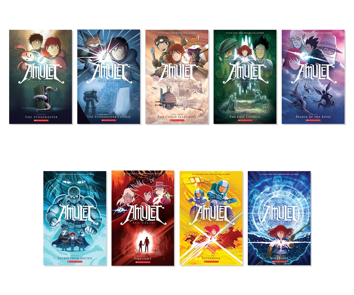 Amulet Graphic Novel Vol. 1-9 Complete 9-Book Bundle Set