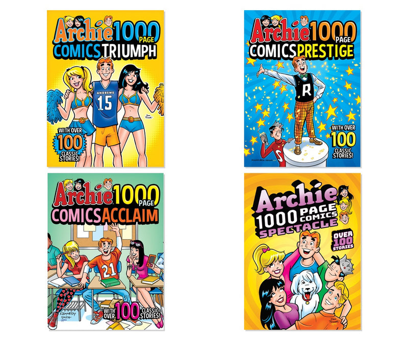 Archie 1000 Page Digests 4-Book Complete Bundle Set - Comics Collection