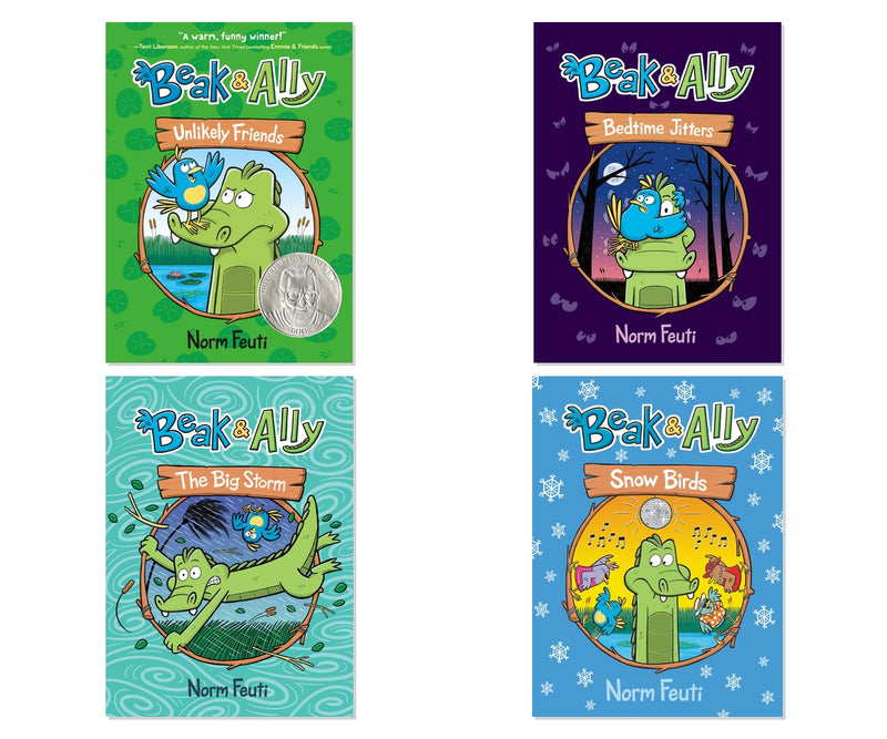 Beak & Ally Graphic Novel Vol. 1-4 4-Book Bundle Set