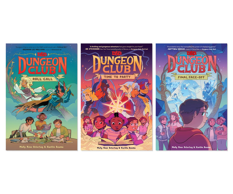 Dungeons & Dragons: Dungeon Club 3-Book Complete Bundle Set