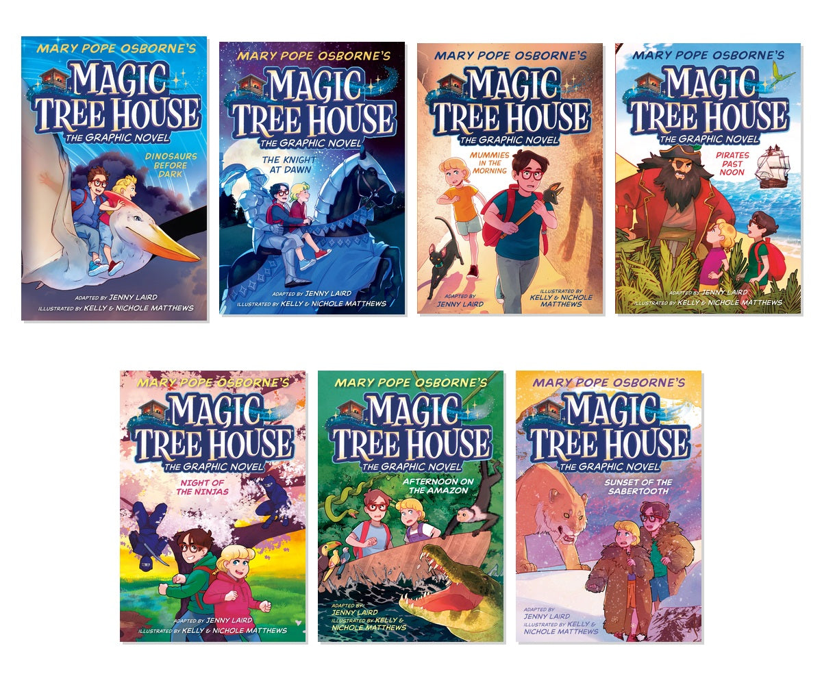 Magic Tree House Graphic Novels 7-Book Complete Bundle Set
