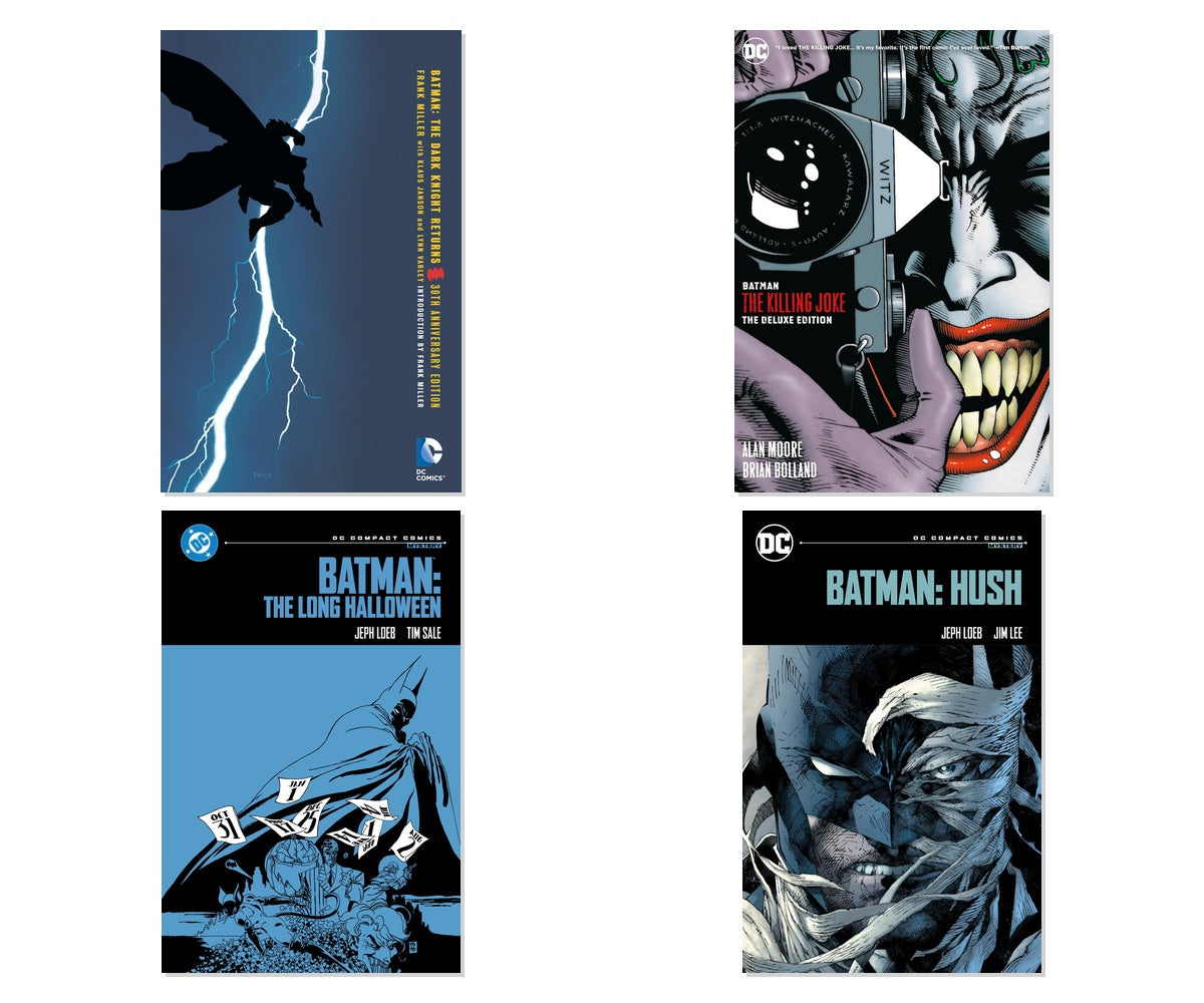 Essential Batman Dark Knight 4-Book Collection - Classic Graphic Novels