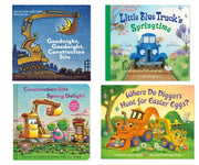 Construction & Trucks Pack: 4-Book Complete Bundle Set for Kids