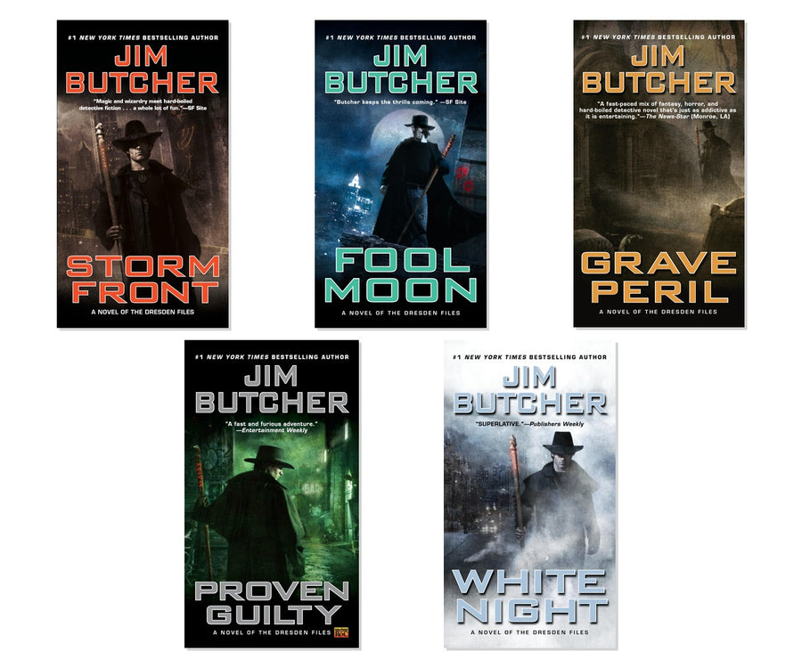 Dresden Files Urban Fantasy Starter 5-Book Collection, Mass Market Paperbound