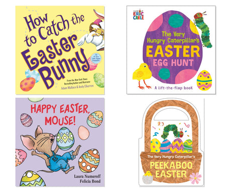 Easter Bunny Hunt Adventure 5-Book Collection for Kids, Board Book