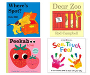 Interactive Baby Board Books 4-Book Collection - Lift-the-Flap & Touch