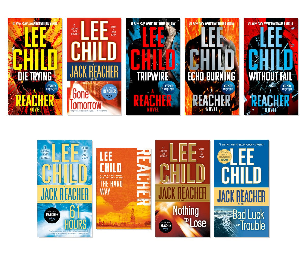 Jack Reacher Complete Action Pack - 9-Book Complete Bundle Set by Lee Child