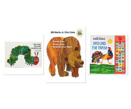 Eric Carle Children's Classics 3-Book Collection Bundle, Board Book