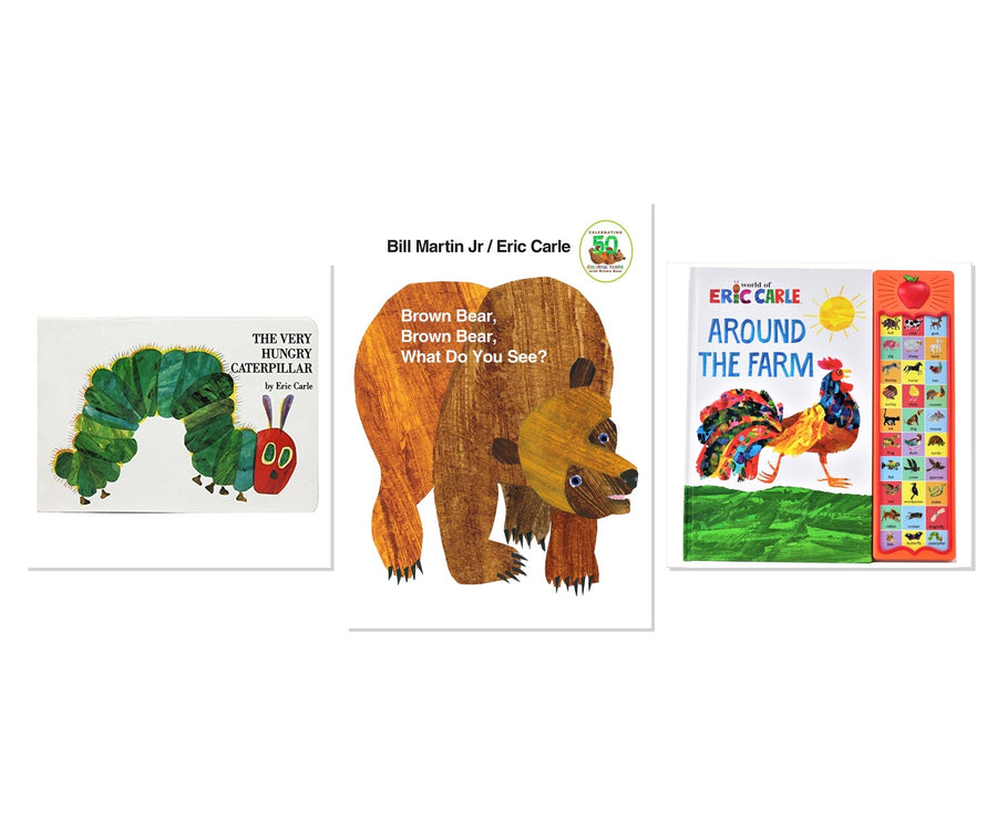 Eric Carle Children's Classics 3-Book Collection Bundle, Board Book