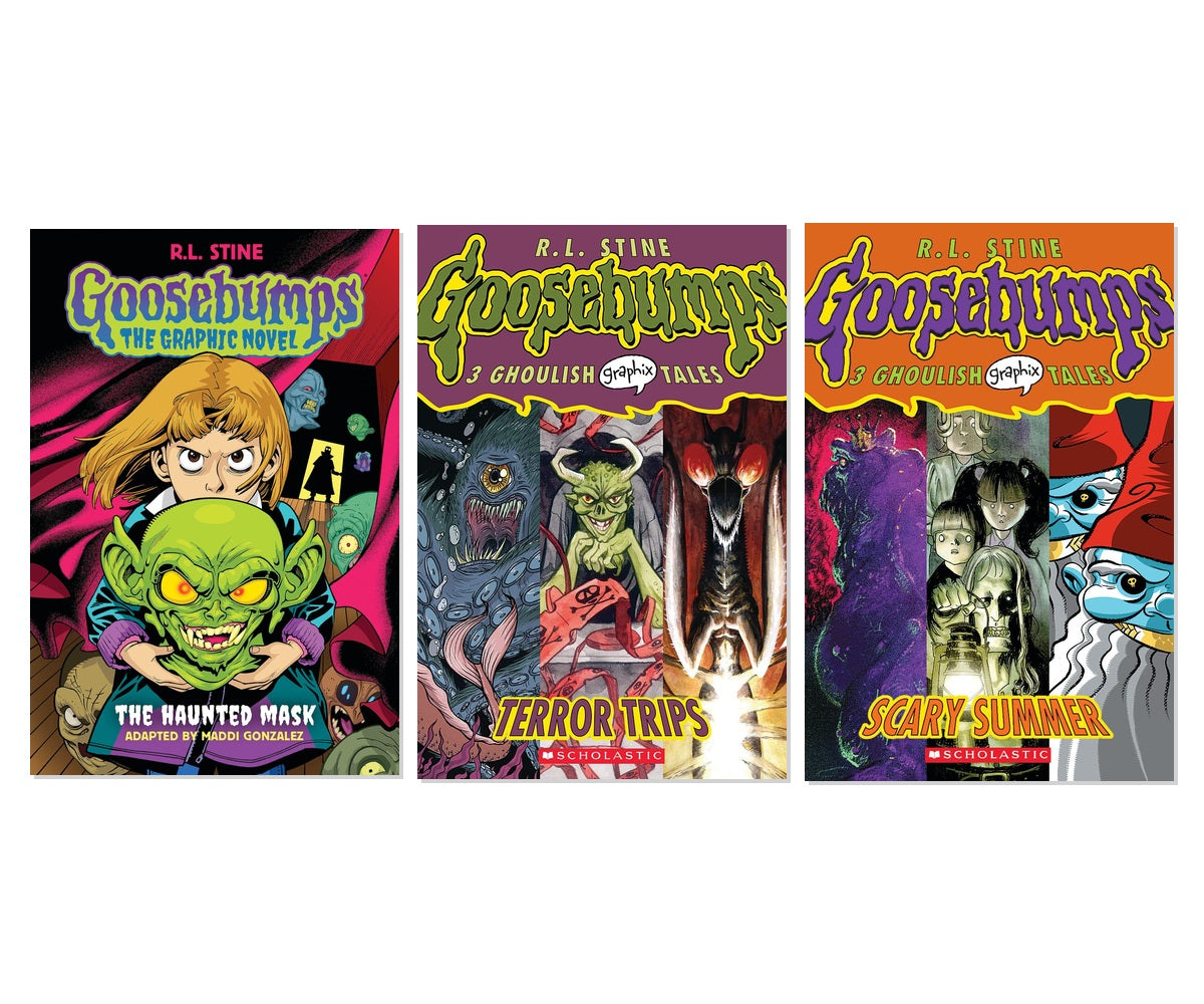 Goosebumps Graphic Novel Starter Pack Vol. 1-3 3-Book Bundle Set