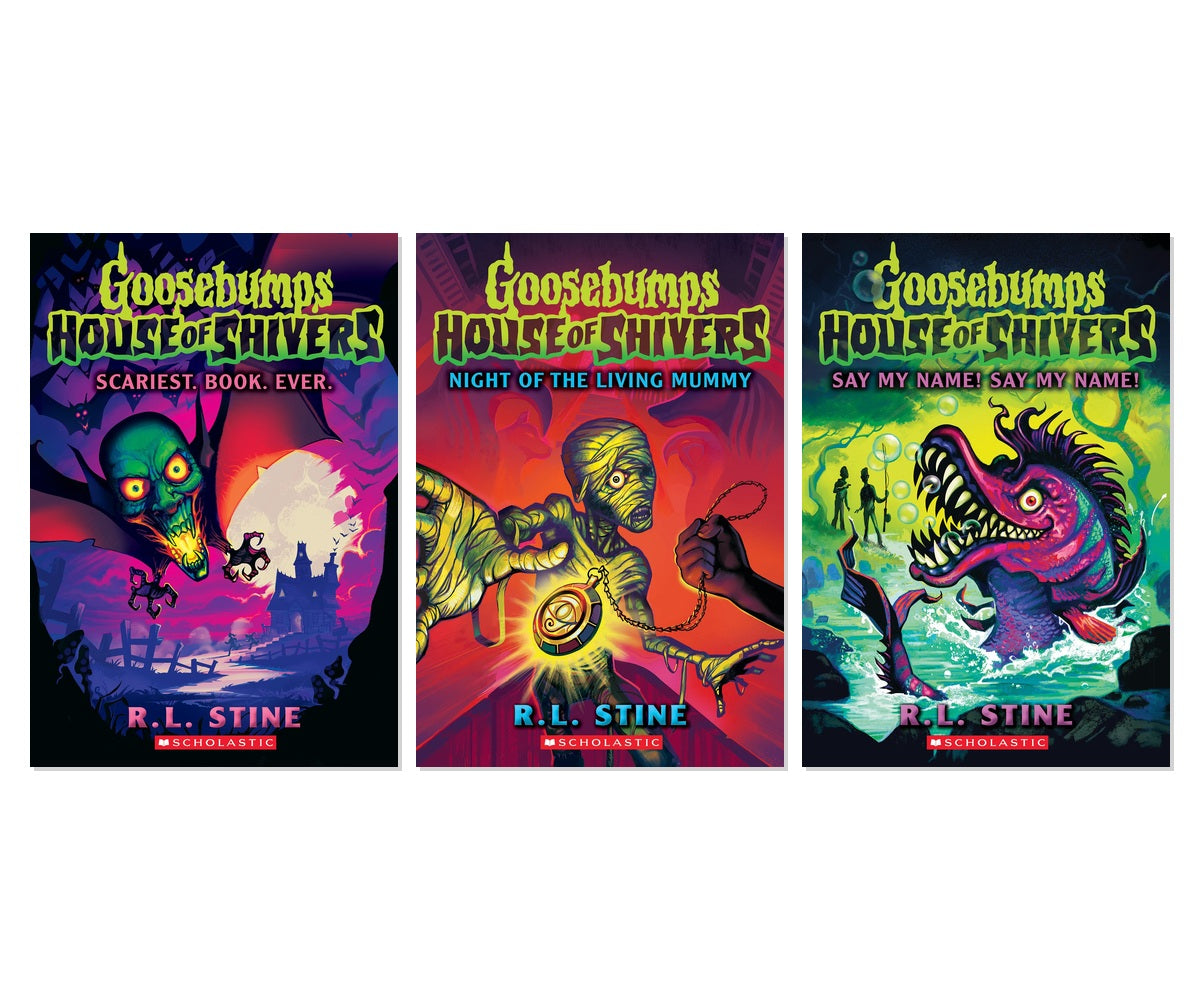 Goosebumps House of Shivers Horror Collection - 3 Books by R.L. Stine