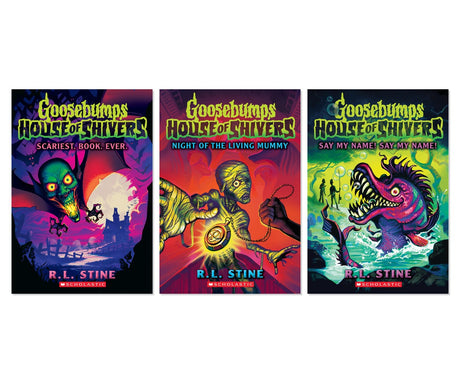 Goosebumps House of Shivers Horror Collection - 3 Books by R.L. Stine, Paperback