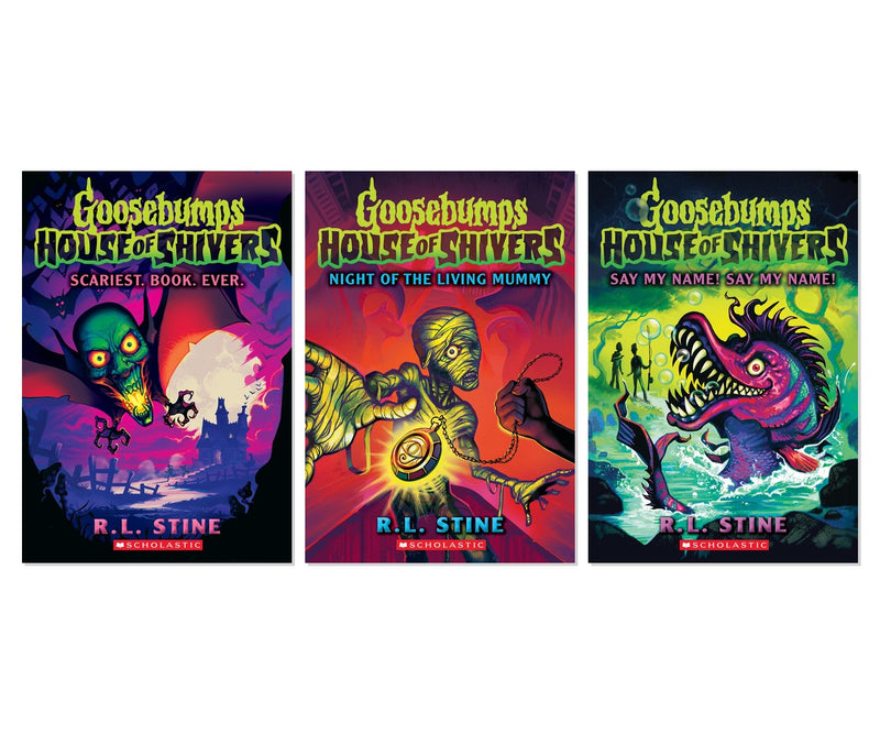 Goosebumps House of Shivers Horror Collection - 3 Books by R.L. Stine