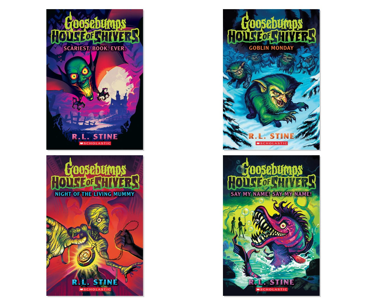 Goosebumps House of Shivers 4-Book Horror Collection by R.L. Stine