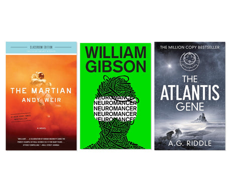 Sci-Fi Thriller 3-Book Collection - Space Survival & Cyberpunk Classics, Paperback