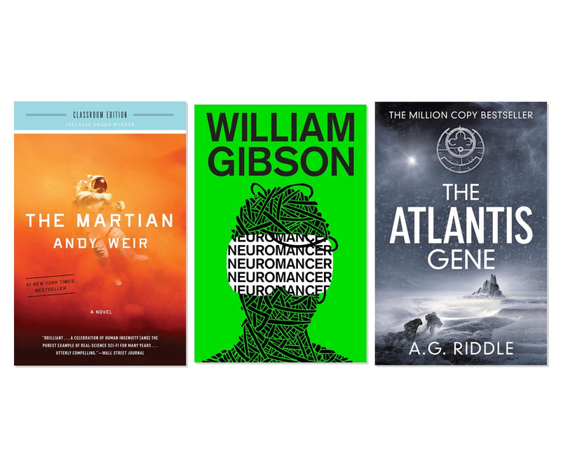 Sci-Fi Thriller 3-Book Collection - Space Survival & Cyberpunk Classics