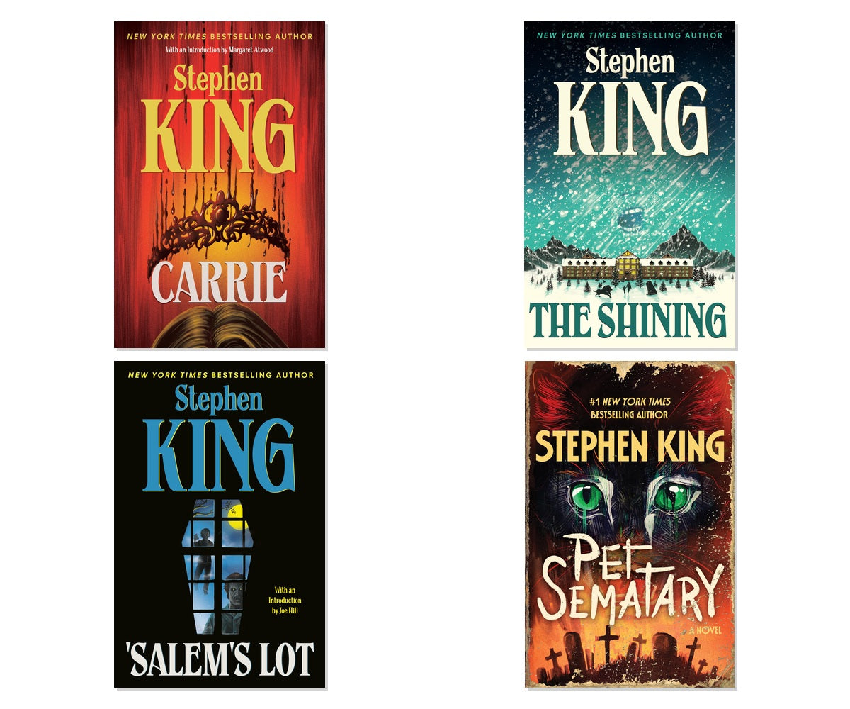 Stephen King Classic Horror 4-Book Collection - Essential Starter Pack