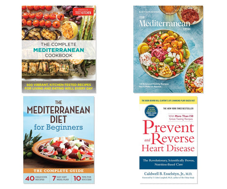 Mediterranean Health Kitchen 4-Book Complete Bundle Set - Cookbooks & Diet, Paperback
