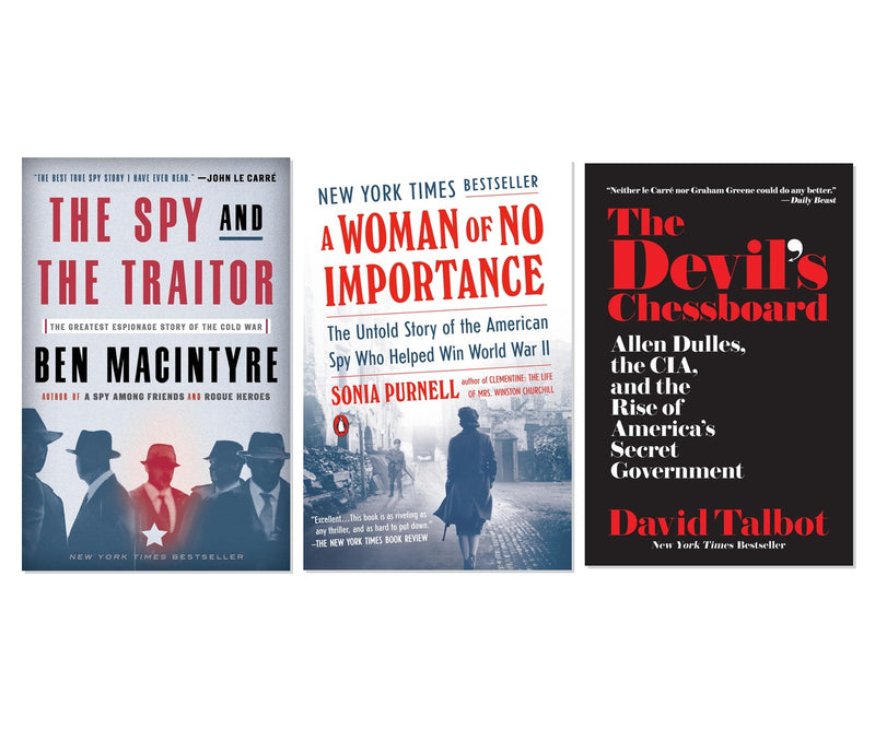 Espionage & Secret History 3-Book Complete Bundle Set