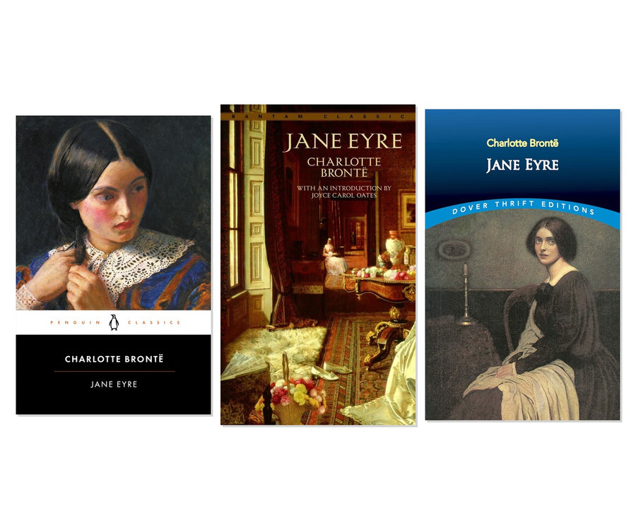Jane Eyre Classic Collection - 3 Beloved Editions Bundle, Paperback