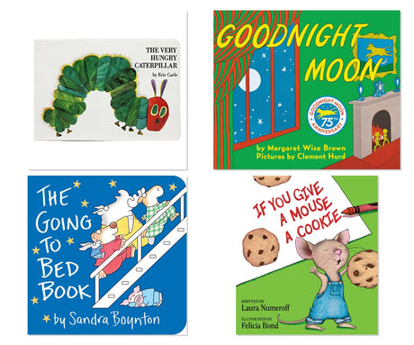 Classic Picture Book Starter Pack - 4-Book Complete Bundle Set, Board Book