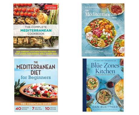 Mediterranean Lifestyle 4-Book Collection - Complete Diet & Recipe Guide, Hardcover