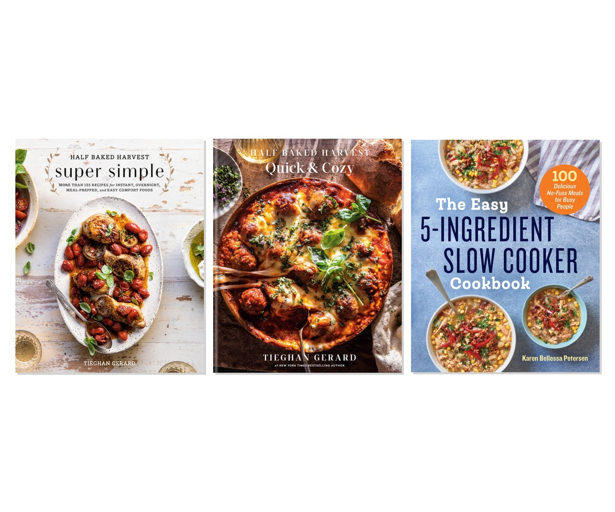 Quick & Easy Weeknight Wins 3-Book Complete Bundle Set - Comfort Food Cookbooks