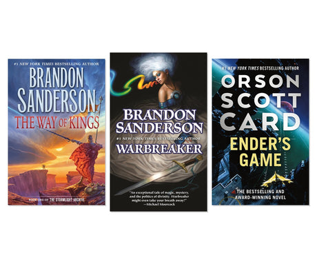 Brandon Sanderson Fantasy Starter 3-Book Collection, Hardcover