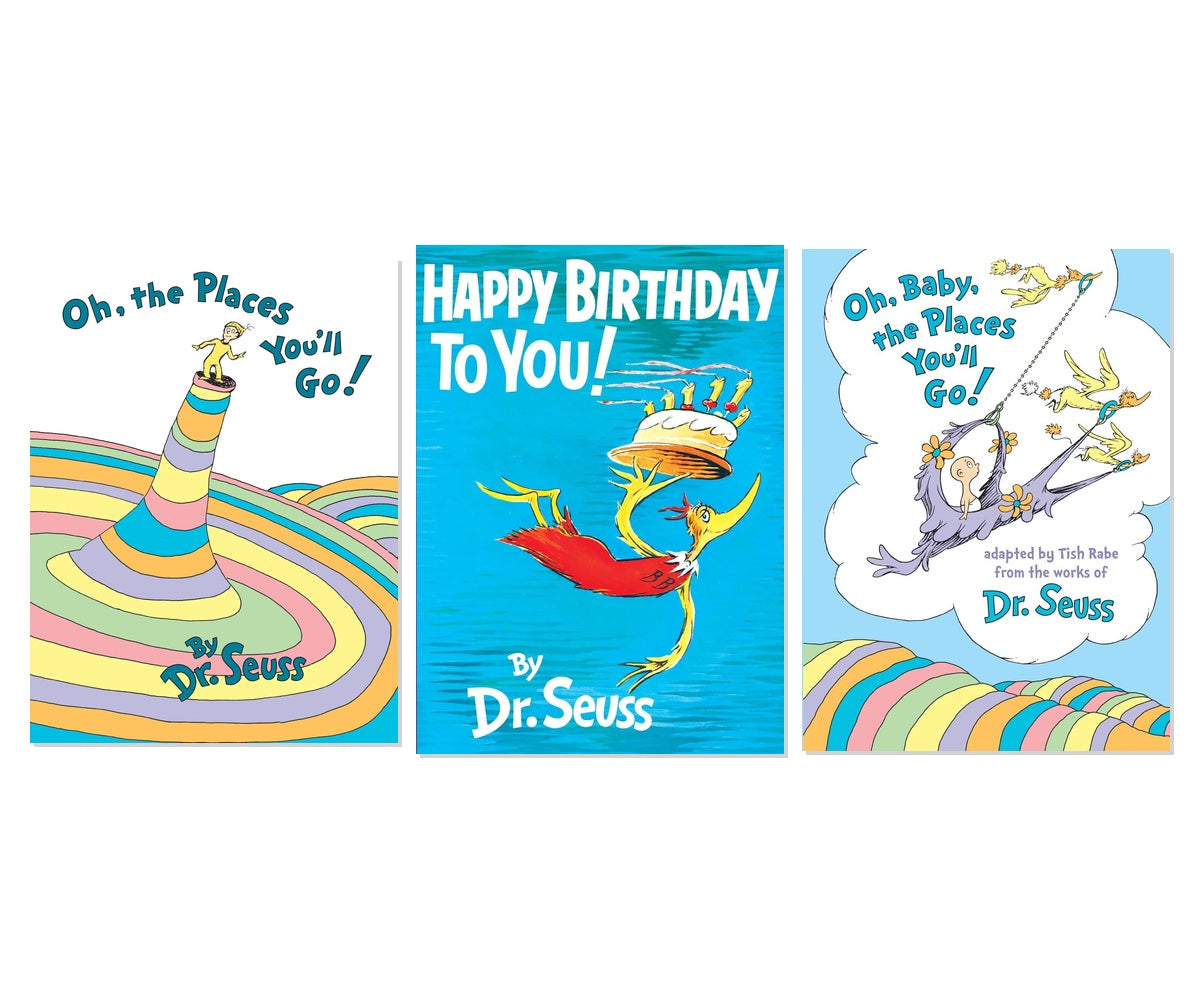 Dr. Seuss Classics 3-Book Complete Bundle Set - Perfect Gift Collection