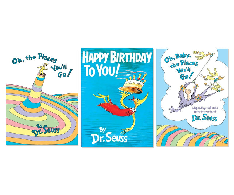 Dr. Seuss Classics 3-Book Complete Bundle Set - Perfect Gift Collection