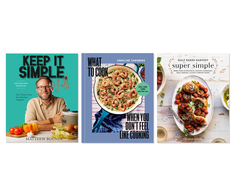 Quick & Easy Weeknight Wins 3-Book Complete Bundle Set