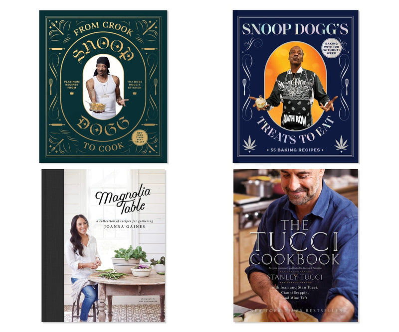 Celebrity Chef Cookbook Collection 4-Book Bundle