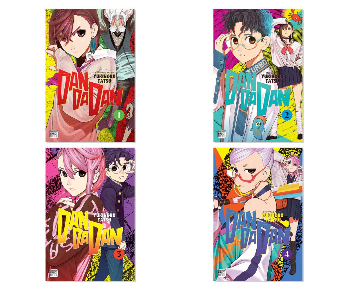 Dandadan Manga Starter Pack Vol. 1-4 4-Book Manga Bundle Set