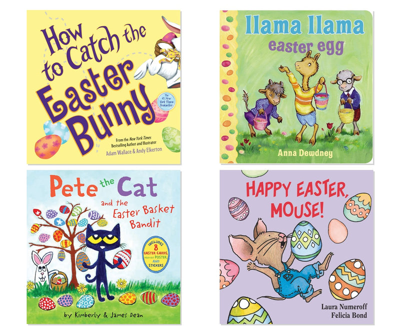 Easter & Spring Fun Pack - 4-Book Complete Bundle Set for Kids