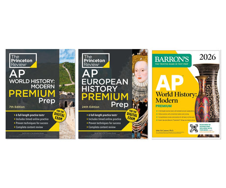 AP History Test Prep Essentials 3-Book Collection 2026, Paperback