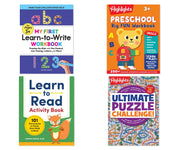 Learning Workbook Mega Pack 4-Book Complete Bundle Set - Early Learning
