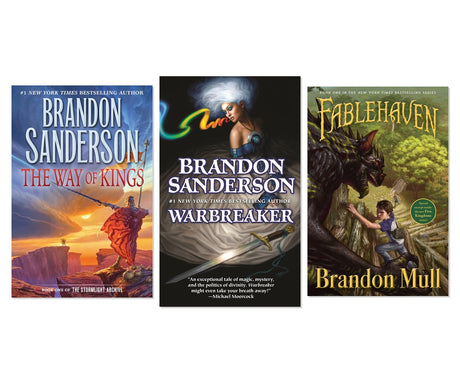 Brandon Sanderson Fantasy Essentials 3-Book Collection, Hardcover