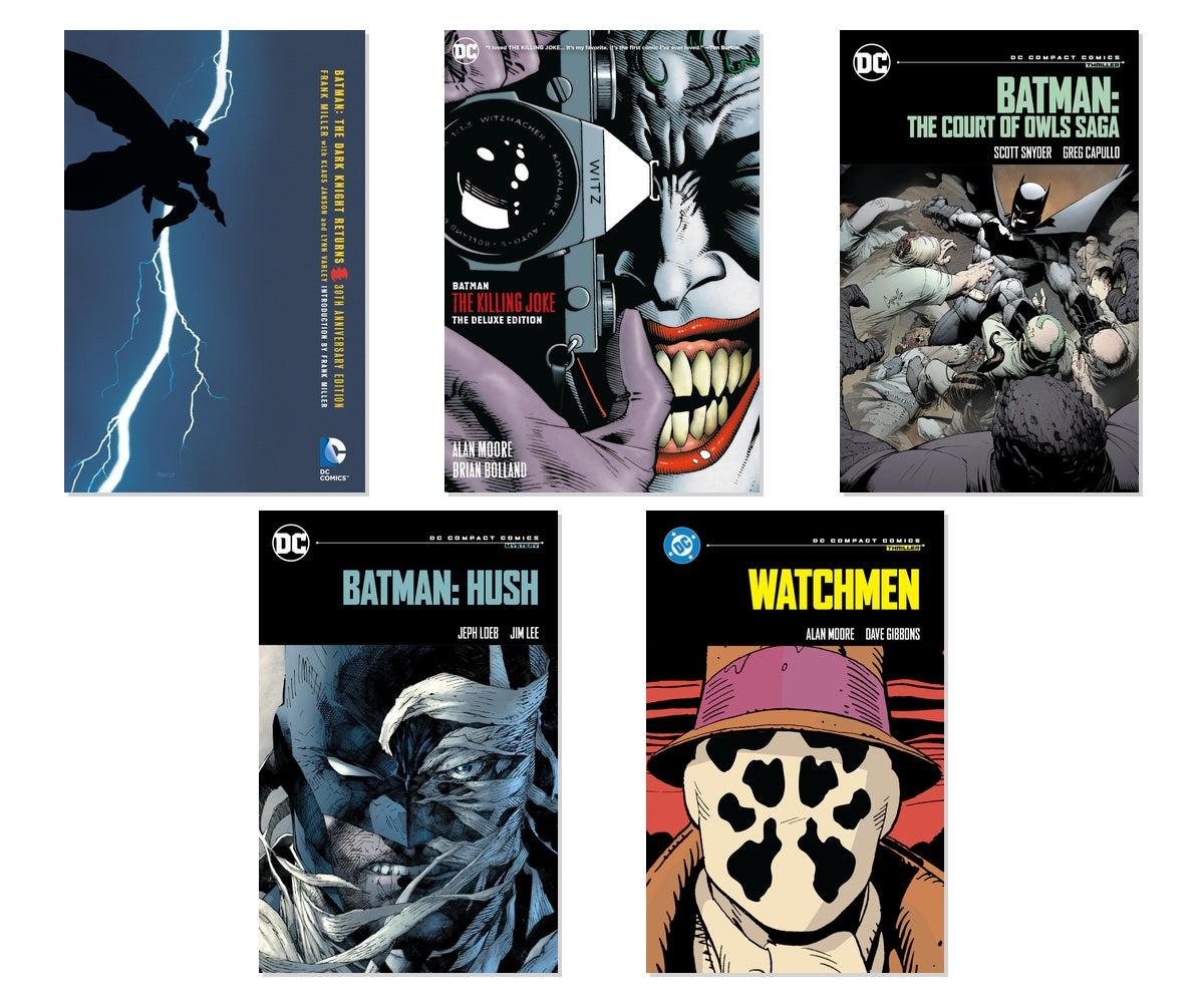 Batman Essentials: Dark Knight 5-Book Collection - Legendary Comics Bundle