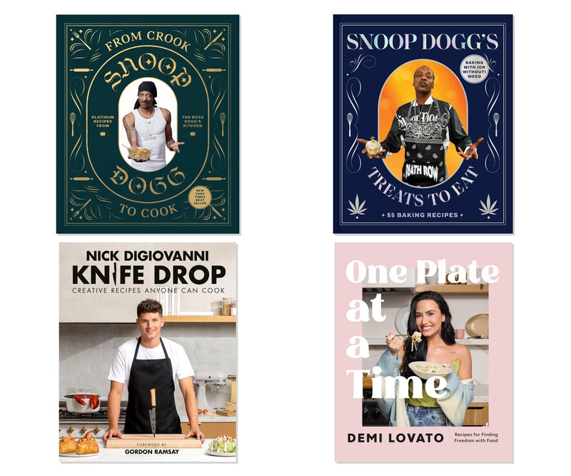 Celebrity Chef Cookbook Collection 4-Book Bundle