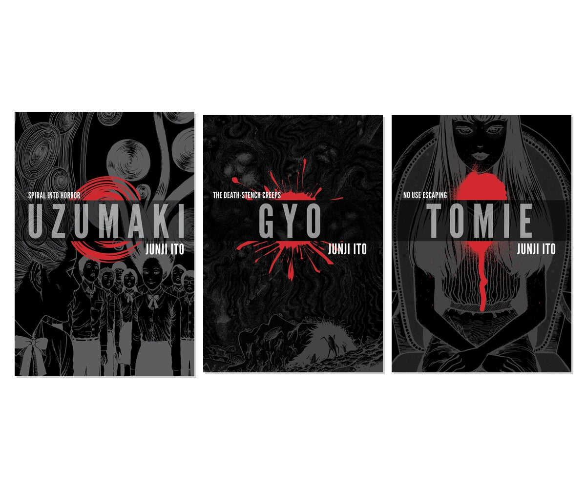 Junji Ito Horror Masterpieces 3-Book Collection - Deluxe Editions