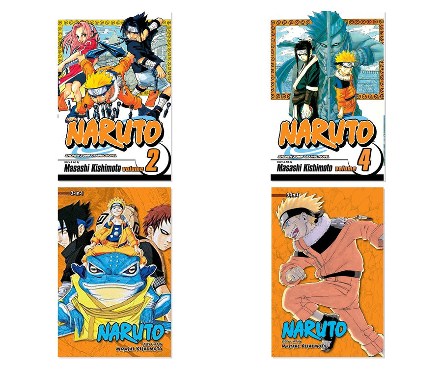 Naruto Ninja Adventure 4-Book Collection - Manga Bundle, Paperback