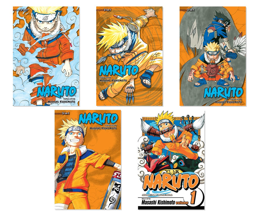 Naruto Beginning Saga 5-Book Collection - Epic Ninja Adventure Bundle, Paperback