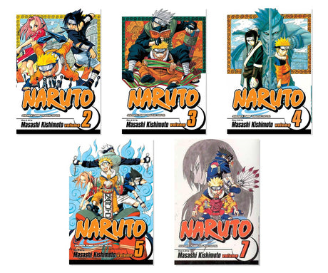 Naruto Classic Manga 5-Book Collection - Essential Volumes, Paperback