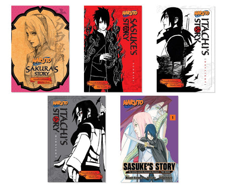 Naruto Character Stories 5-Book Collection - Sakura, Sasuke & Itachi, Paperback